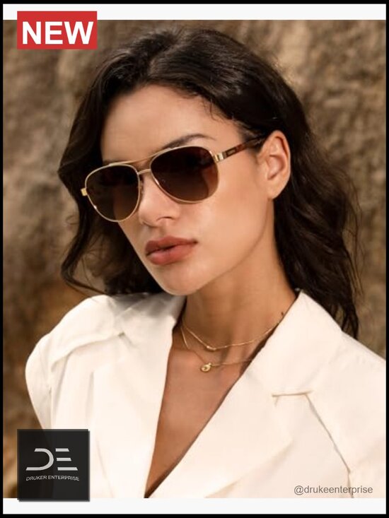 Polarized Sunglasses – Acetate Arms, UV400, Lightweight, Flattering Fit